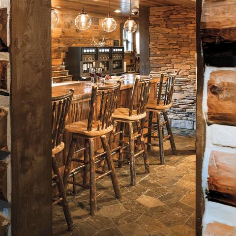 Hickory Log Bar