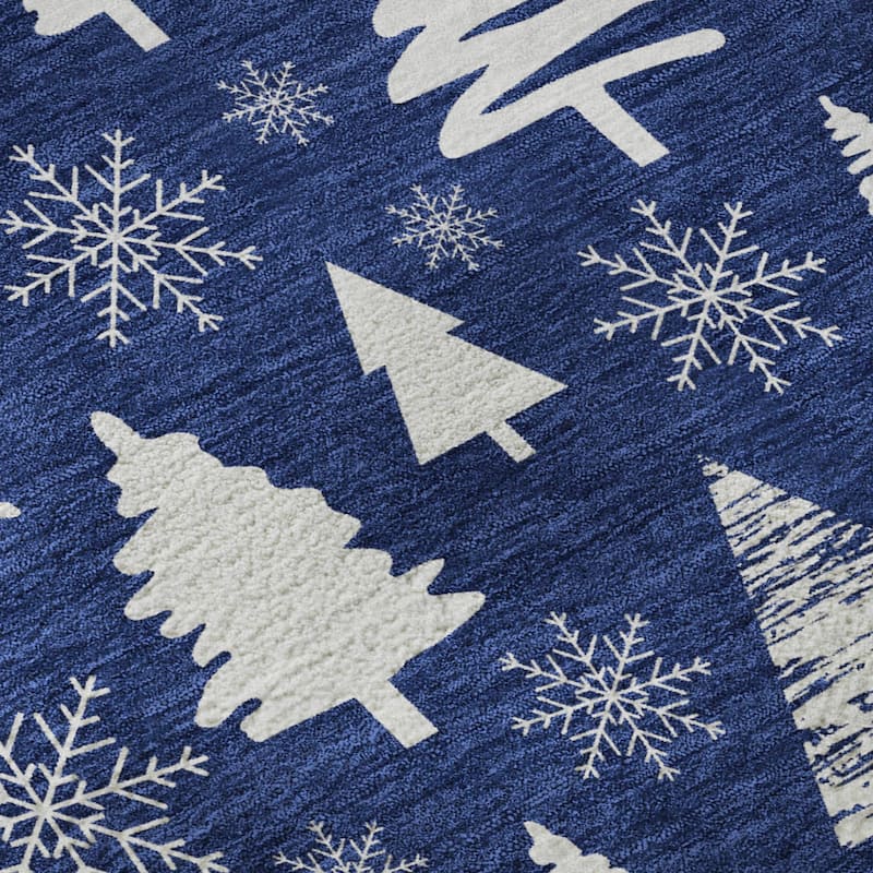 Premium Washable Super Soft Christmas Tree Mayfield Rug