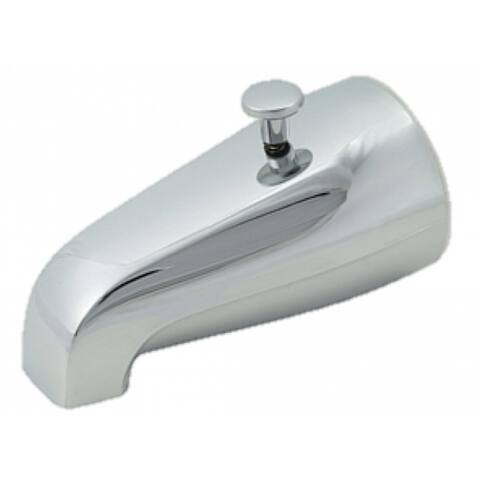 American Imaginations 5.31-in. x 3.5-in. Tub Spout With Diverter In Chrome