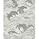 preview thumbnail 1 of 5, A-Street Prints Swell Charcoal Ocean Wave Wallpaper