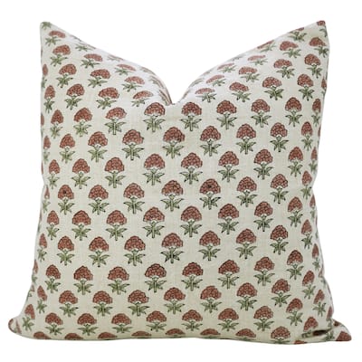 Fabdivine Square Throw Home Decor Pillow Cover 16x16 Inch Living Room Chair Bed Room Boho Accent Soft Cushioncase, Strawberry