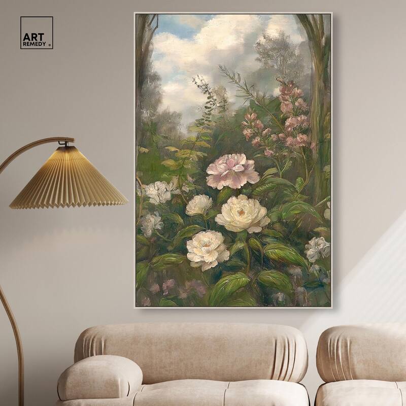 Woodland Bloom Canvas by Art Remedy