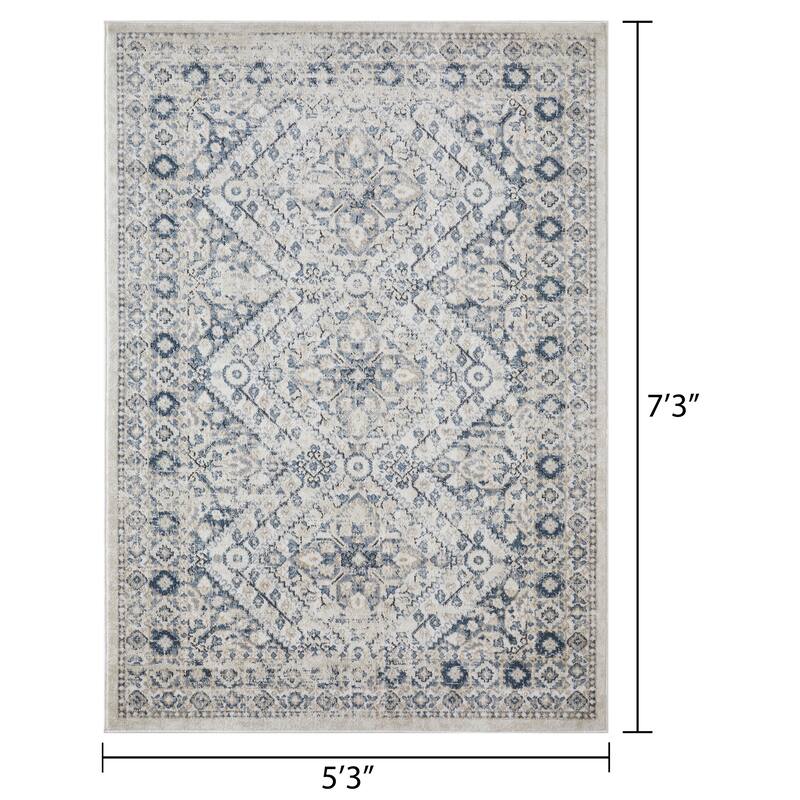 Loomaknoti Kehleigh Avnorie Cream Area Rug