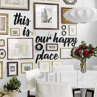This Is Our Happy Place Metal Wall Art