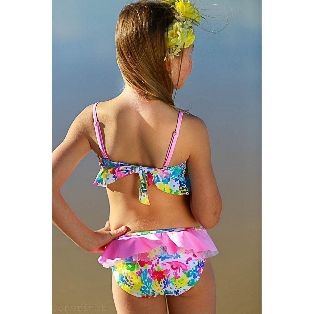 swimsuit with frill skirt
