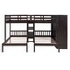 preview thumbnail 9 of 10, Minimalist Design Full-Over-Twin-Twin Bunk Bed with 3 drawers,Shelves, Wardrobe and Mirror,Store Books,Display Decorations