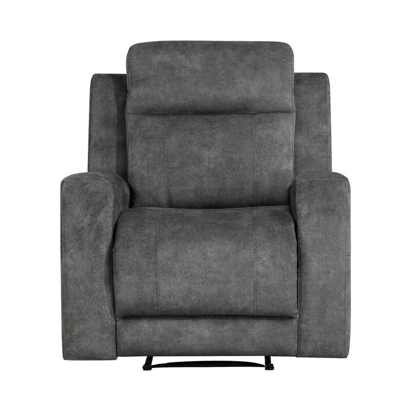Liriope 36" Microfiber Manual Recliner - Tab Pull Reclining Motion