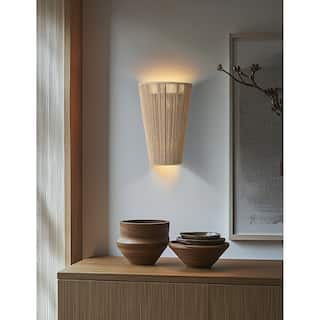 Justice Design Eco - Nido ADA 2-Light Natural Rope Wall Sconce