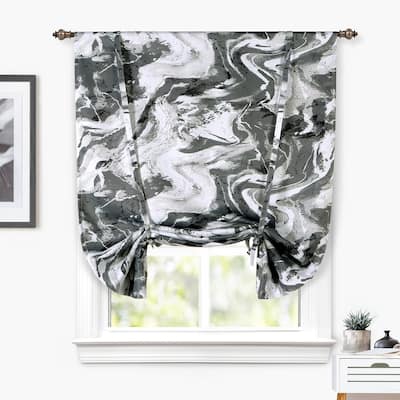 DriftAway Carrara Blackout Tie Up Curtain - 45"x63"