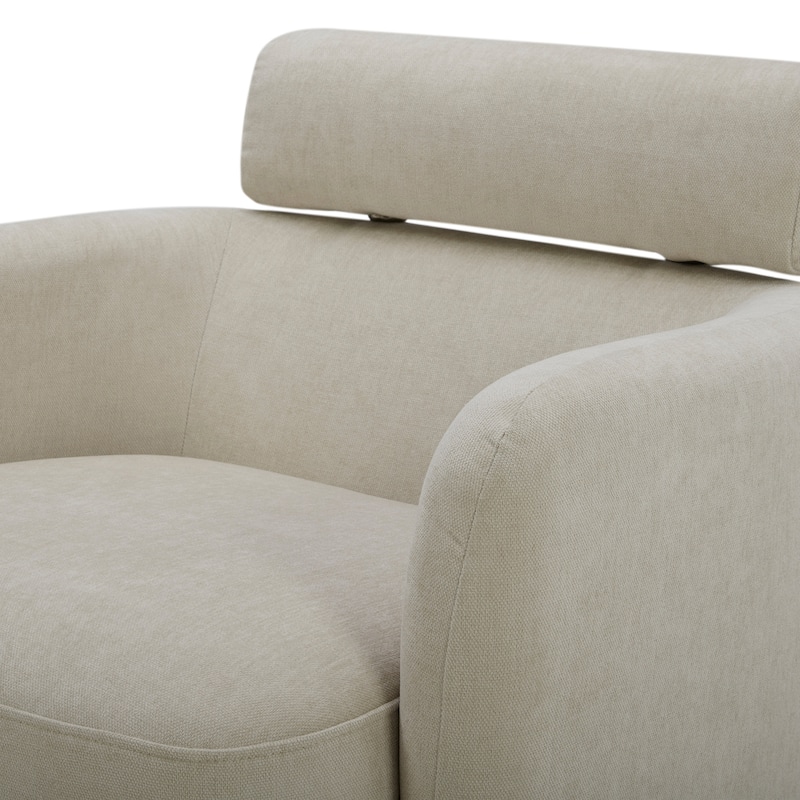 Spruce & Spring Ray Modern Swivel Accent Barrel Chairs