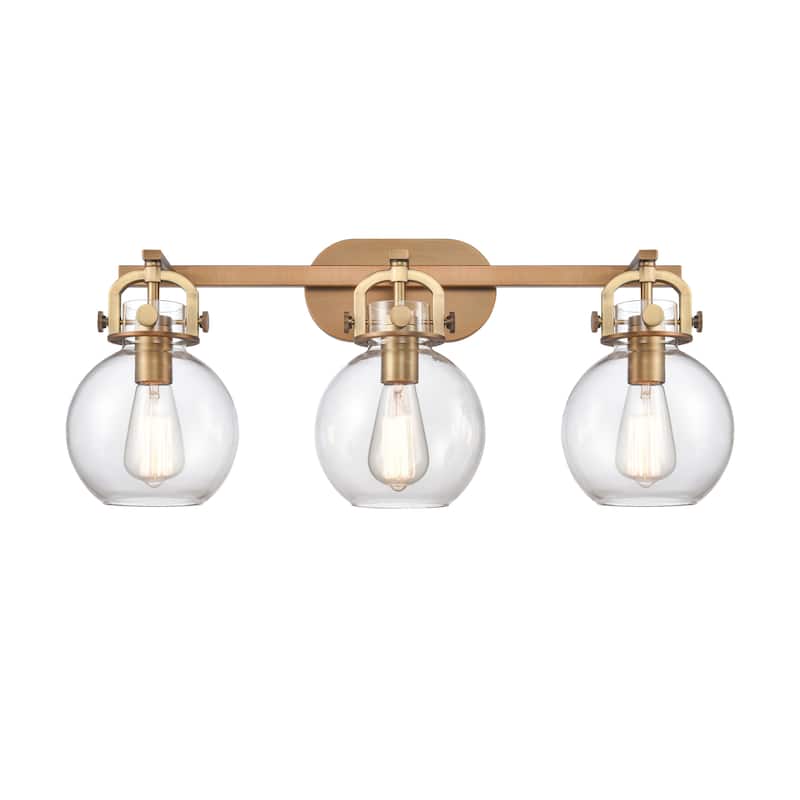 Innovations Lighting Newton Sphere 3 Light 27" Bath Vanity Light