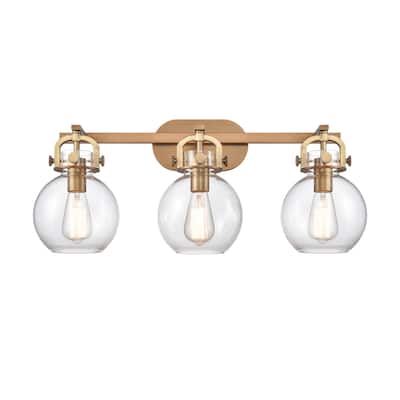 Innovations Lighting Newton Sphere 3 Light 27" Bath Vanity Light