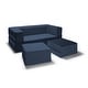preview thumbnail 6 of 114, Jaxx Zipline Convertible Queen-size Sleeper Loveseat and Ottoman Set