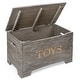 preview thumbnail 4 of 23, Solid Wood Rustic Toy Box