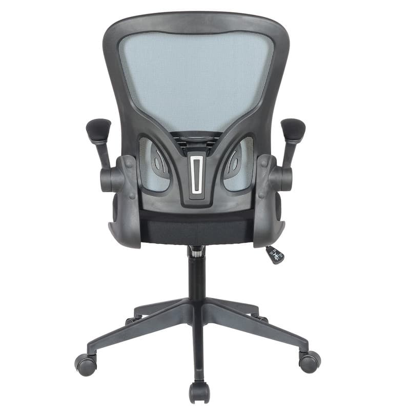 Newton Modern Mid-Back Mesh Office Chair with Flip-Up Arms, Adjustable Height, Tilt Lock, Swivel Wheels Desk Chair