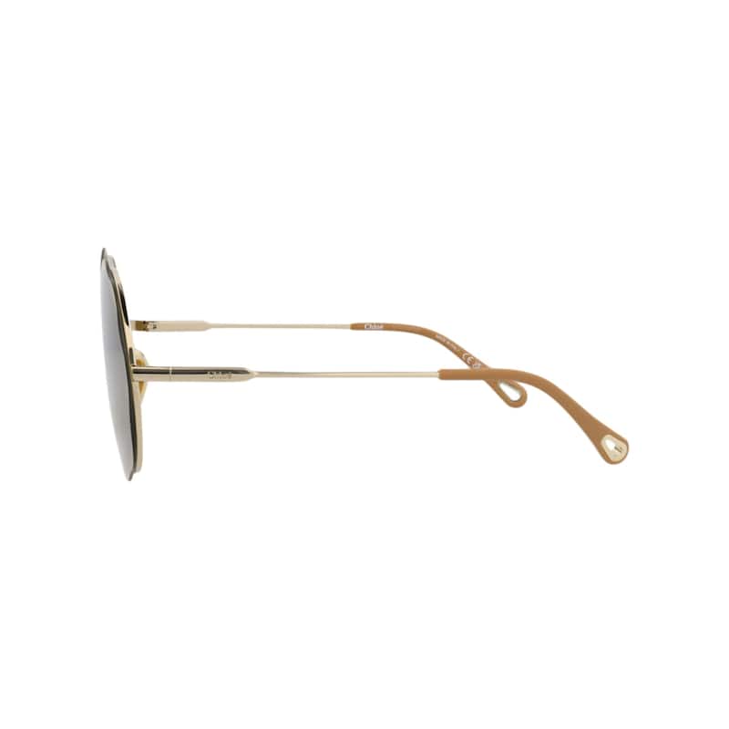 Chloé Round-Frame Metal Sunglasses - NS