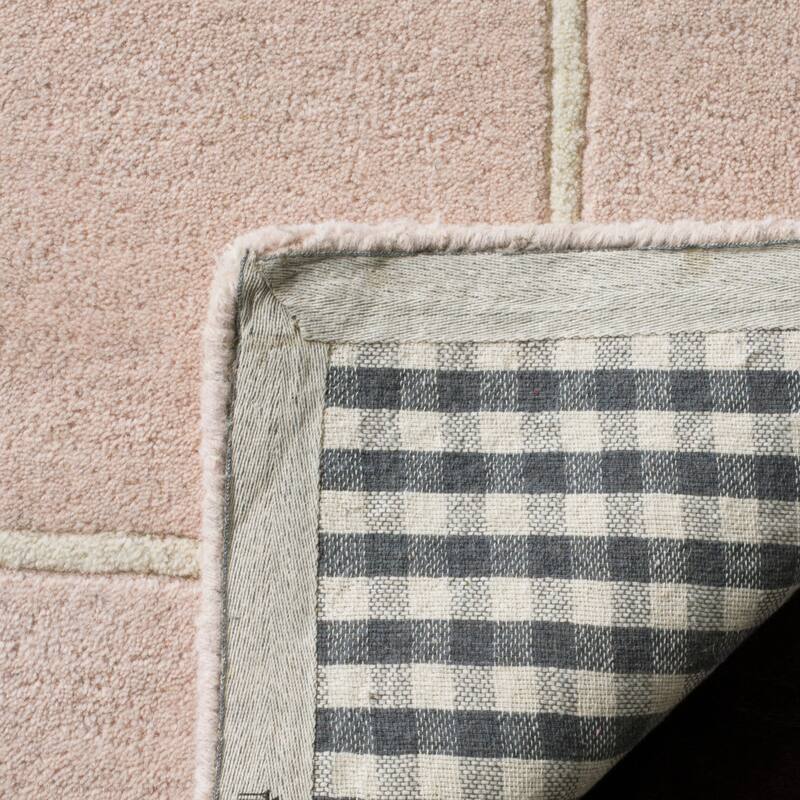 SAFAVIEH Handmade Bella Alverta Dotted Border Wool Rug