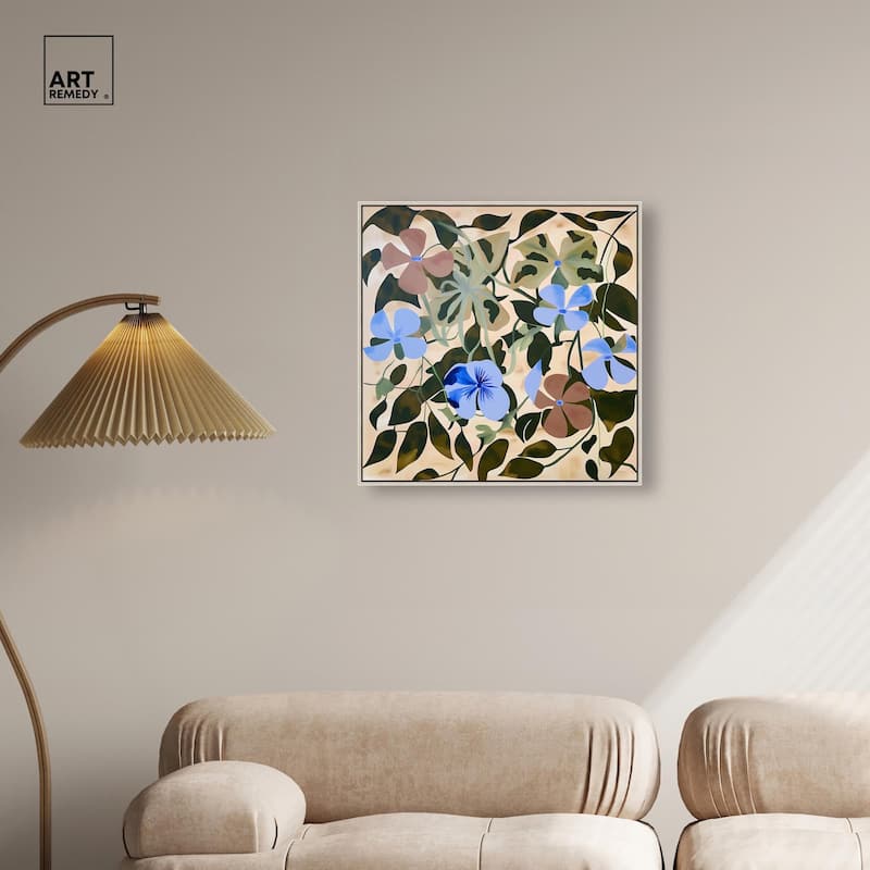 Rhythmic Blooms Canvas by Art Remedy