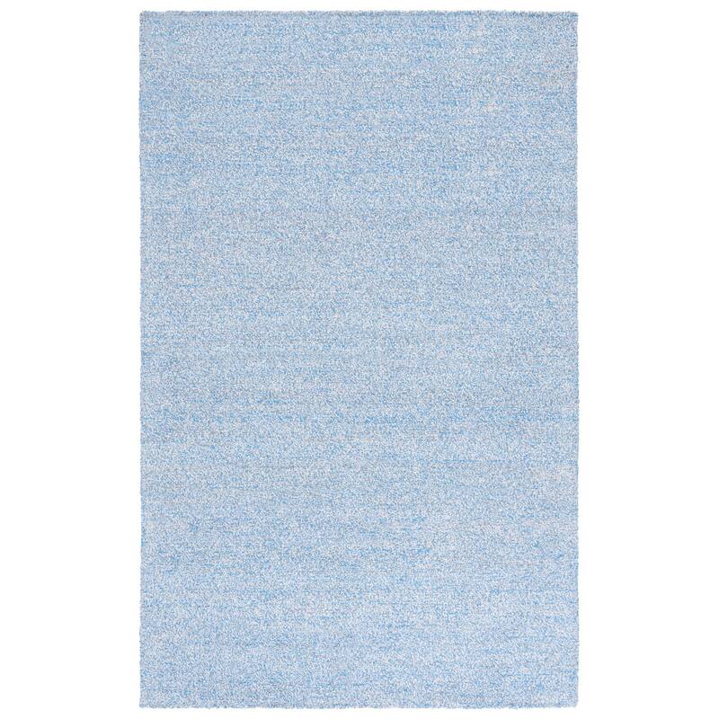 SAFAVIEH Handmade Renewal Bharat Wool Rug - 4' x 6' - Blue/Ivory