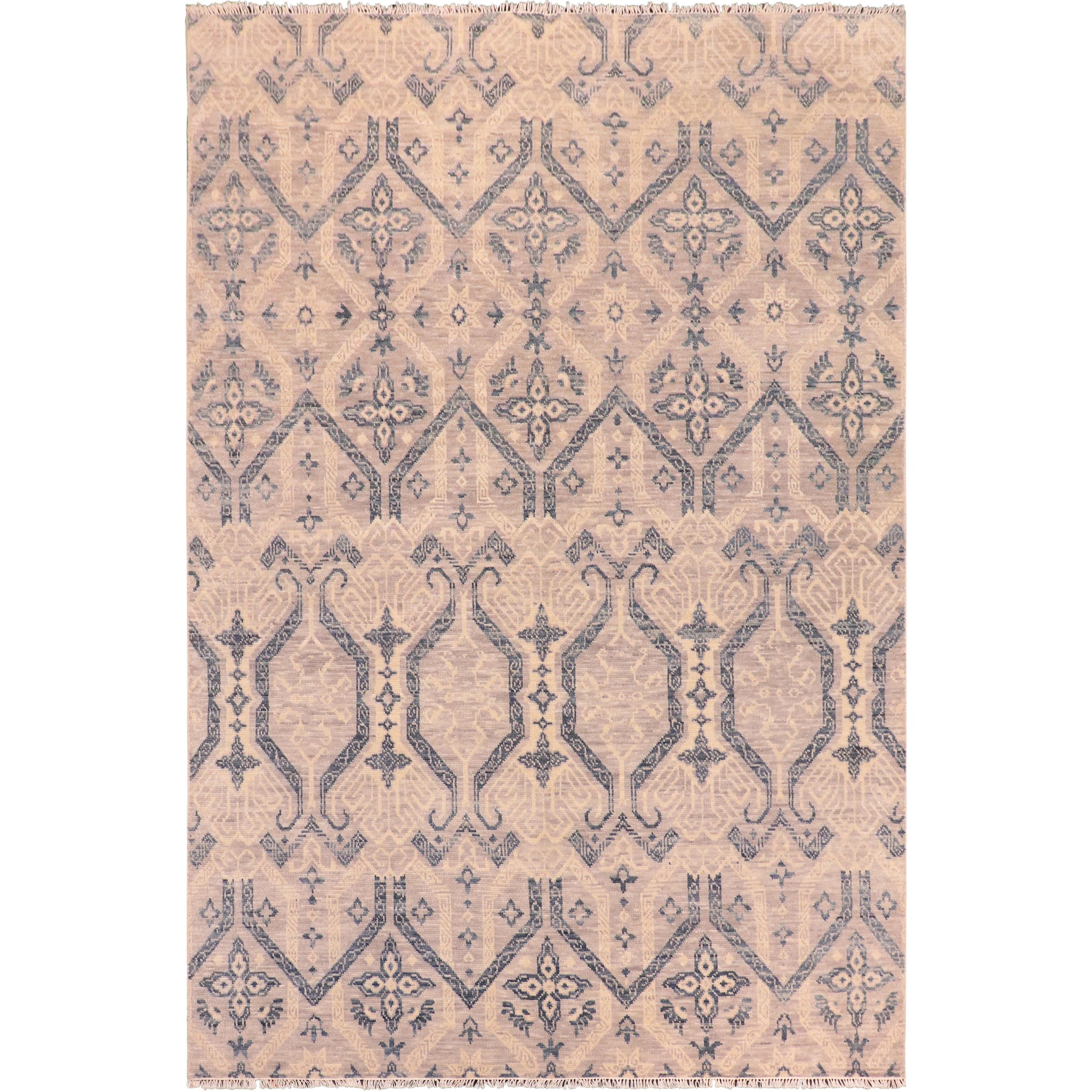 Fine Oushak Modern Jerlene Gray Blue Wool Rug 7 9 X 10 4 7 Ft 9 In X 10 Ft 4 In On Sale Overstock 27031506