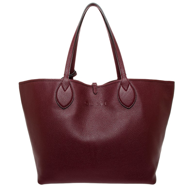 Gucci Totissima Large Reversible Tote - Beige, Dark Brown, Rosso Ancora Red