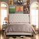 preview thumbnail 1 of 7, Moser Bay Maturin Upholstered Panel Bed with Wingback Headboard