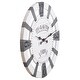 preview thumbnail 2 of 4, White Roman Numerals Wall Clock