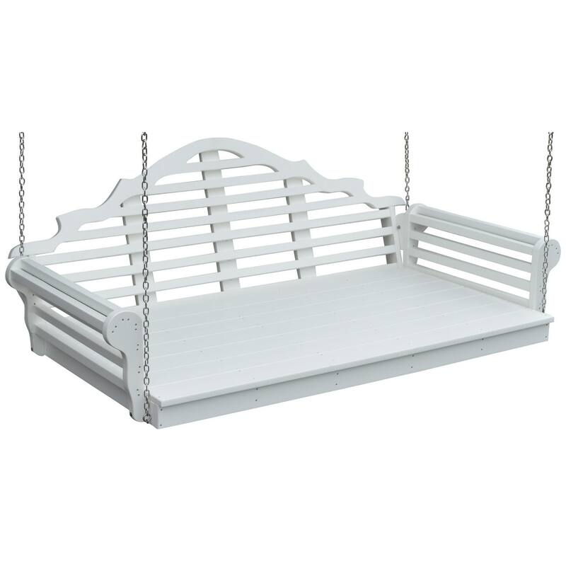 Poly 4' Marlboro Swingbed - White