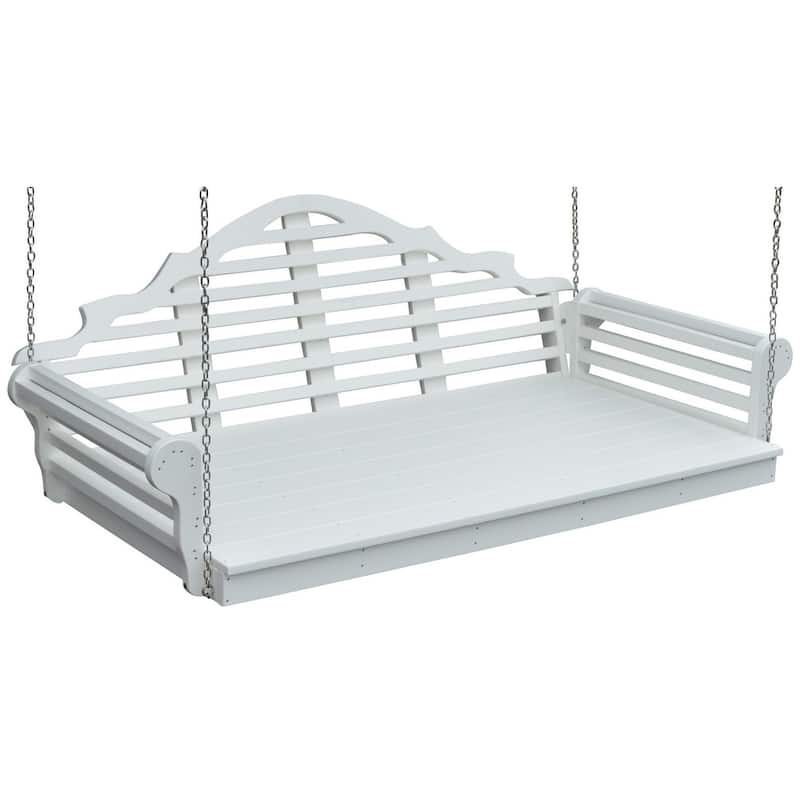 Poly 6' Marlboro Swingbed - White