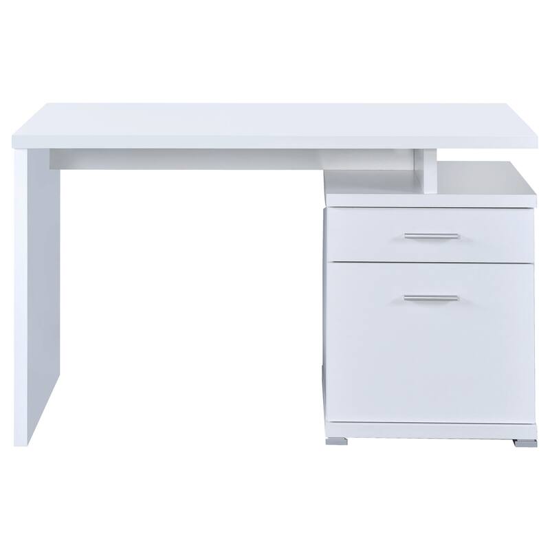 Irving 2-drawer Office Desk with Cabinet