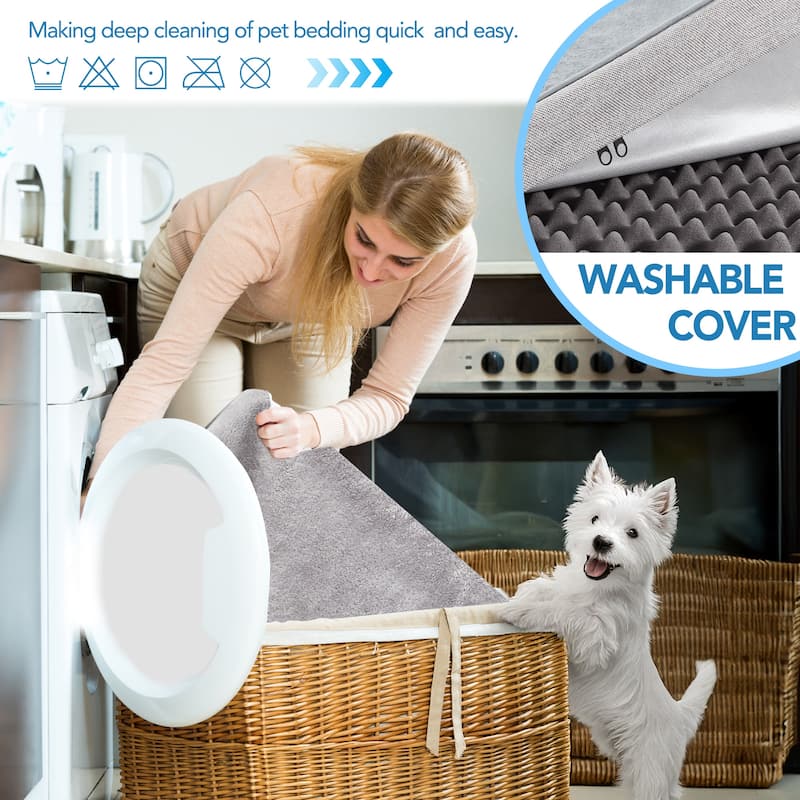 Orthopedic Dog Bed with Washable Cover