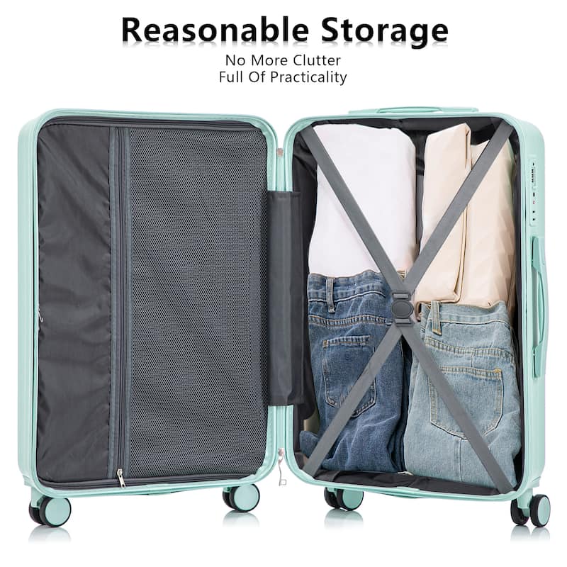 Three pcs/set in ABS Spinner Wheel Luggage
