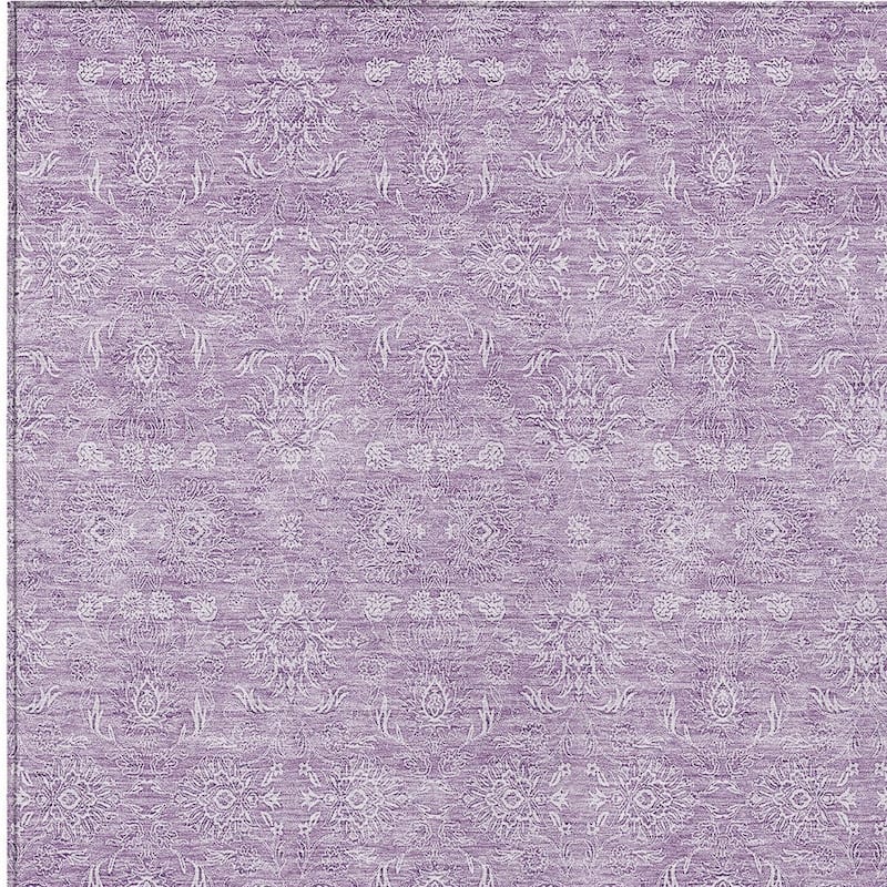 HomeRoots Floral Transitional Rectangle Outdoor Rug