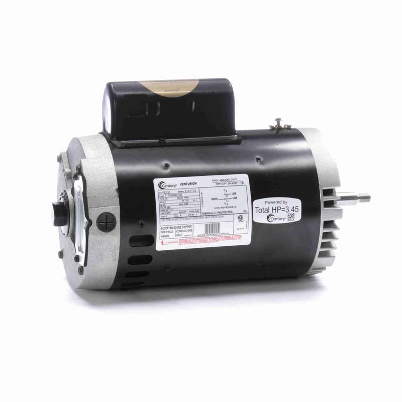 3 HP C Face Threaded Shaft Horizontal Pool Pump Motor, 1.15 SF