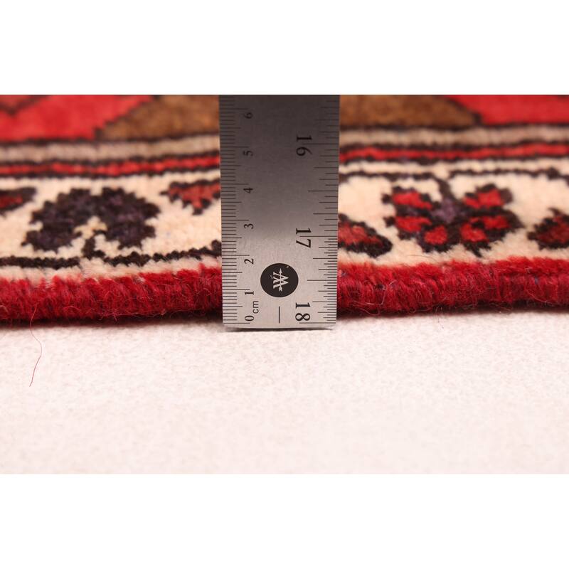 ECARPETGALLERY Hand-knotted Kayseri Vintage Red Wool Rug - 6'9 x 9'11