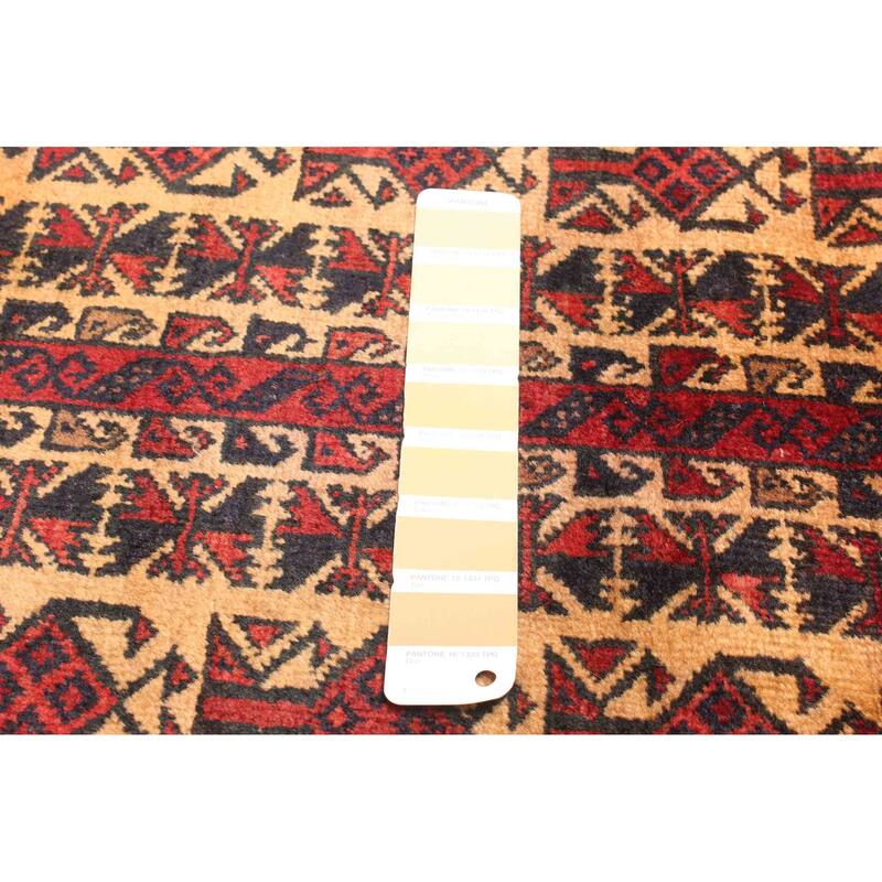 ECARPETGALLERY Hand-knotted Teimani Beige Wool Rug - 3'0 x 4'3