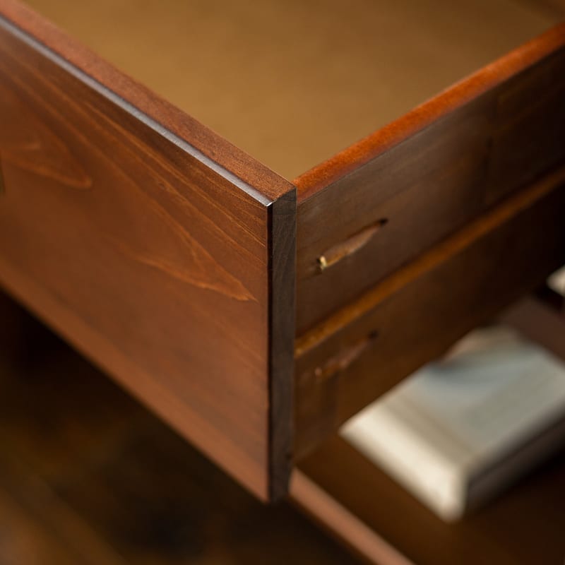 Middlebrook Solid Wood Modern 1-Drawer Nightstands, Set of 2