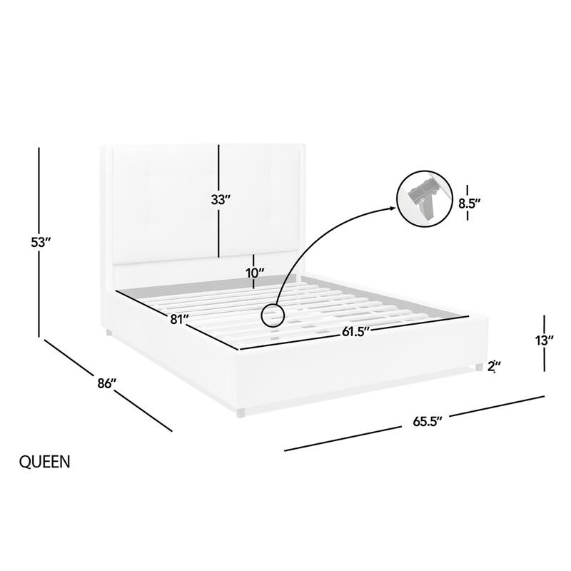 Miramar Tufted Platform Bed