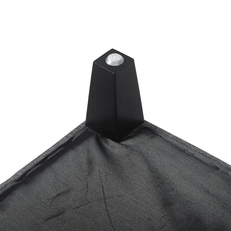 Adeco Linen Rectangle Storage Ottoman for Living Room Bedroom