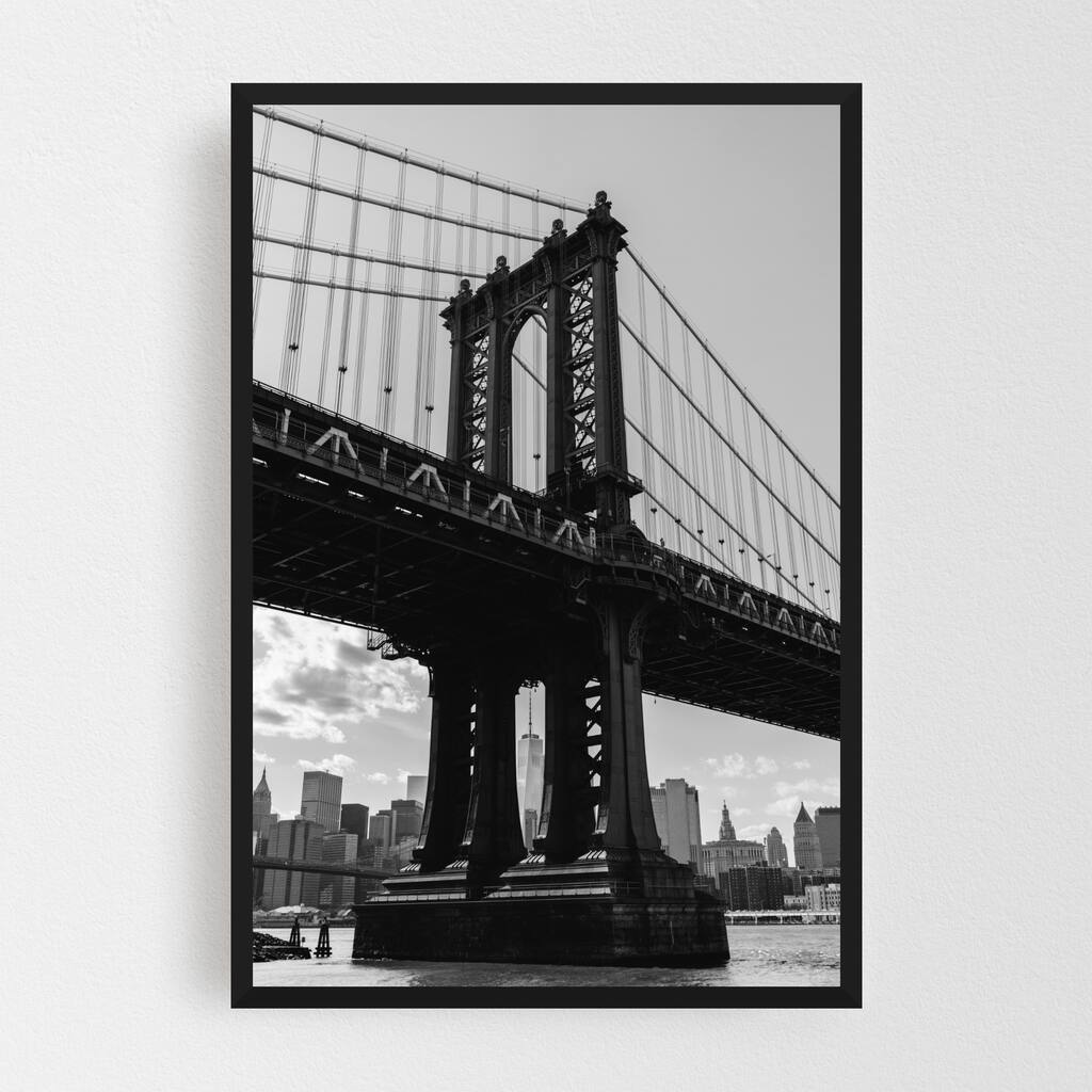 Brooklyn New York Architecture Framed Wall Art Print