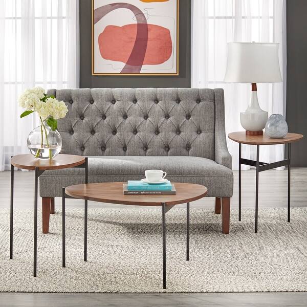 Lifestorey Obling 3 Piece End And Coffee Table Set On Sale Overstock 30236336
