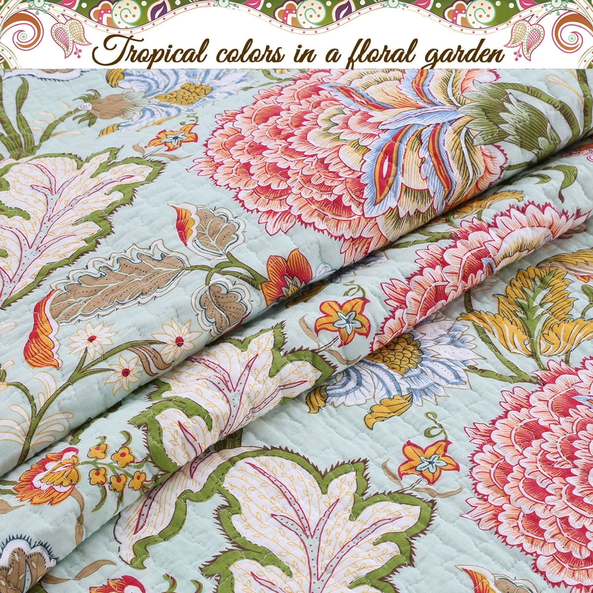 Cozy Line Aregada Floral Cotton 3-piece 