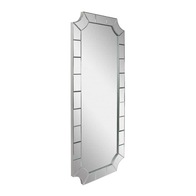 Allan Andrews Full Length Mirror with Multi Beveled Mirrored Border