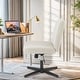 preview thumbnail 8 of 66, Desk Chairs. Cross Legged Office Task Armless Wide Vanity Makeup Chair Computer Chairs for Home Office