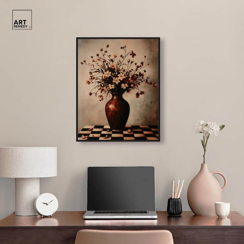 Antique Anthos Aria Canvas by Art Remedy