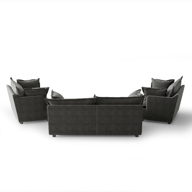 Cloud Chenille Upholstered Modular Sectional Sofa