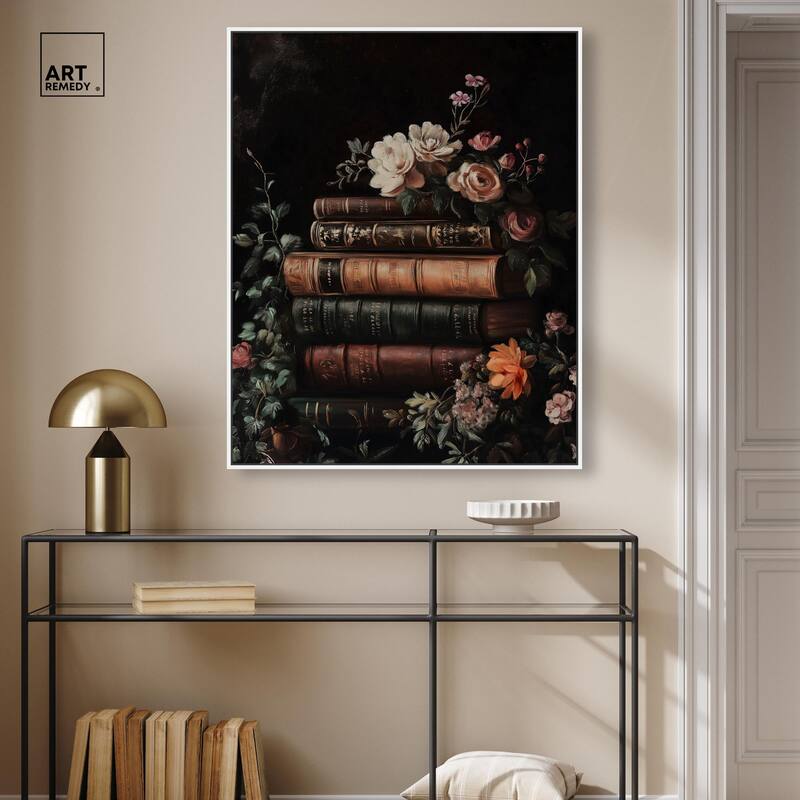 Stacked Wisdom Canvas by Art Remedy