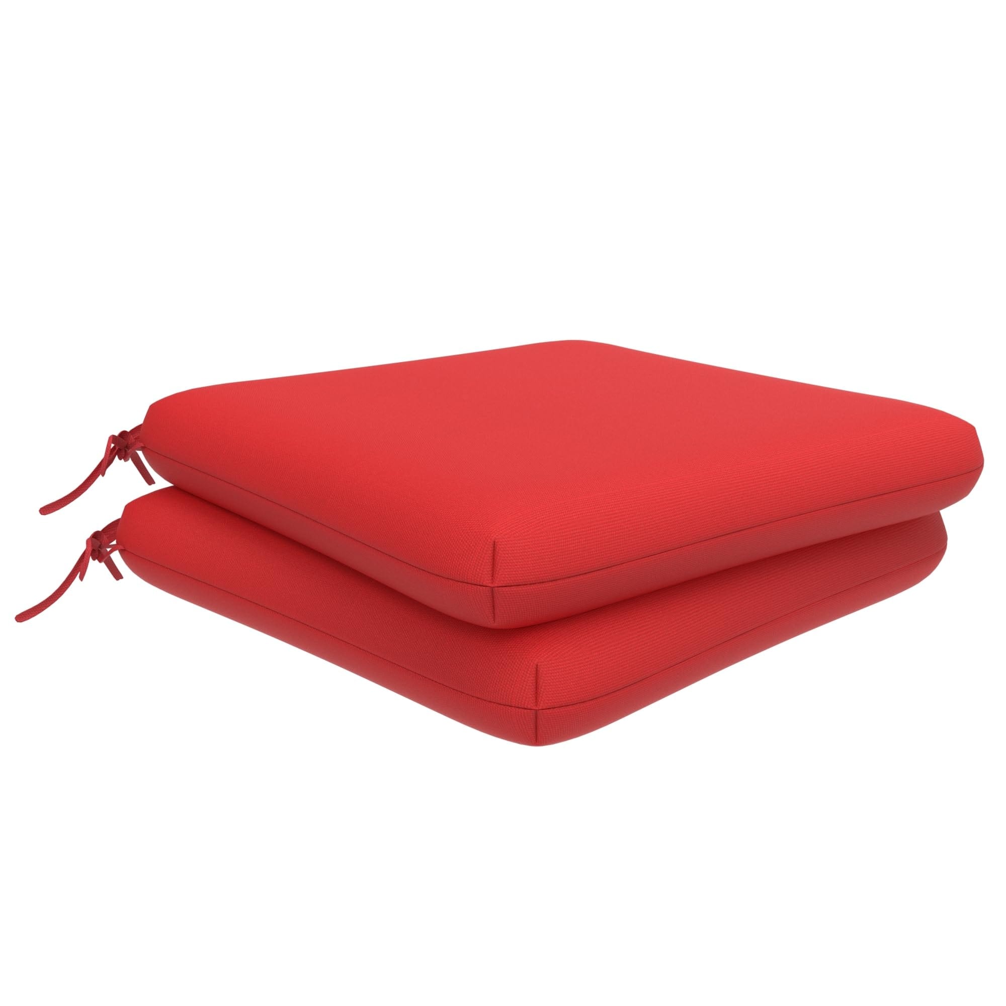 Covers&All Sunbrella Outdoor Dining Chair Cushions, Waterproof, Fade Resistant Seat Pads for Patio Furniture ( 18 x 18 x 3 )