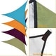 preview thumbnail 3 of 4, 9.84ft Sunshade Patio Cover Shade Canopy Camping Sail Awning Sail Sunscreen Shelter Triangle Cover