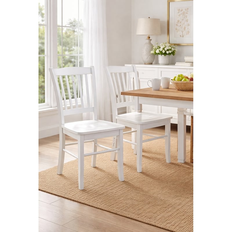 Shaker Side Dining Chairs (Set of 2) - Cream